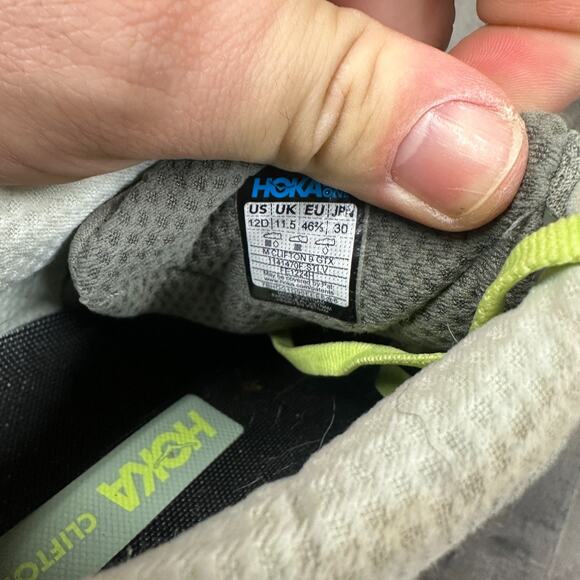 Hoka One One Clifton 9 GTX Men's Running Shoes Size 12D 1141470F STLV New - Picture 3 of 16